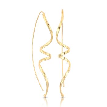 Orecchini pendenti a canna