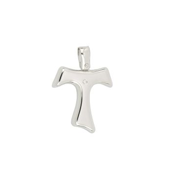 Hollow stamped Tau Cross
