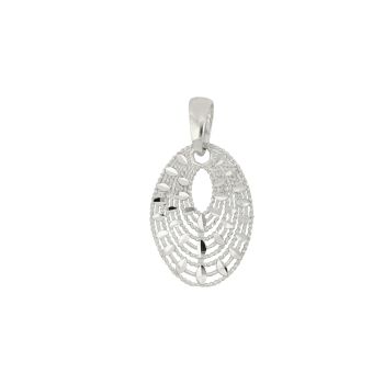 Oval shaped pendant
