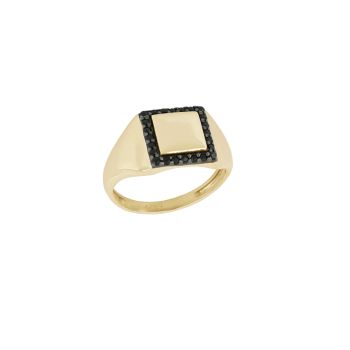 Anello da mignolo con zirconi