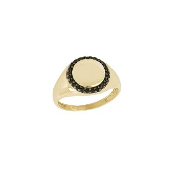 Anello da mignolo con zirconi