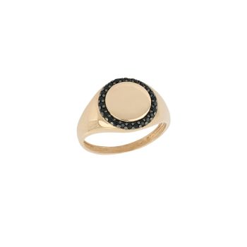 Anello da mignolo con zirconi