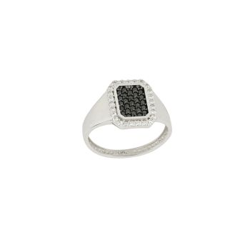 Anello da mignolo con zirconi