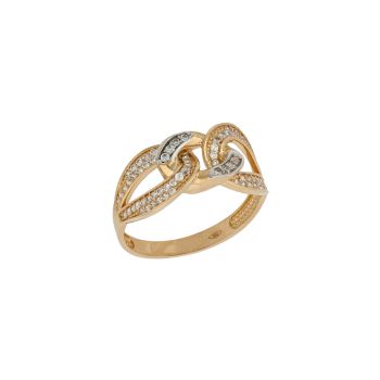 Anello con zirconi