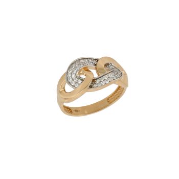 Anello con zirconi
