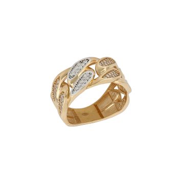 Anello con zirconi