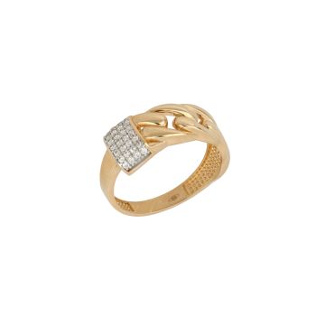 Anello con zirconi