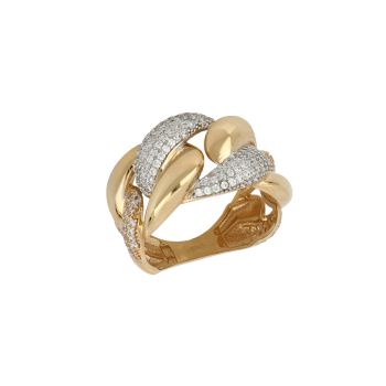 Anello con zirconi