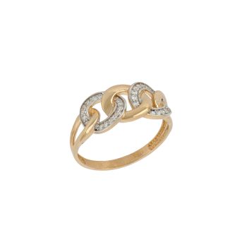 Anello con zirconi