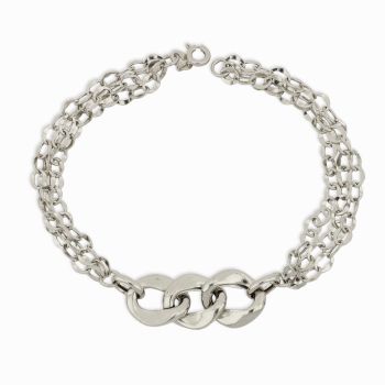 Hollow cable Bracelet bracelet