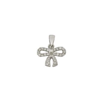 Bow shaped pendant