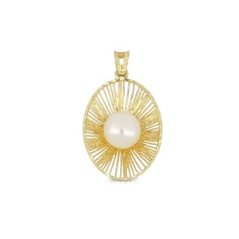 Oval Pearl pendant