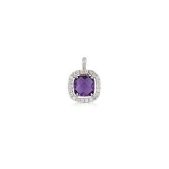 Purple gem pendant