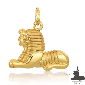 Sphinx shaped pendant