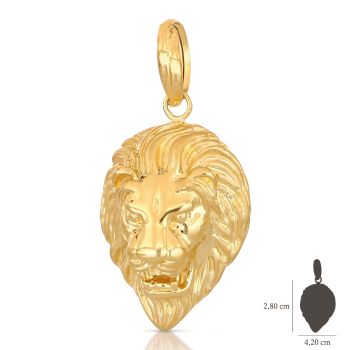Pendente a forma di leone