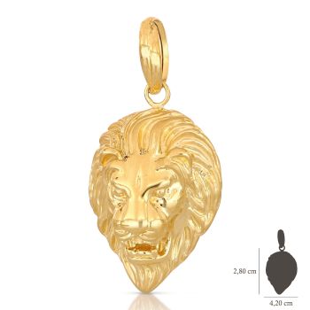 Lion shaped pendant