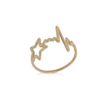 Anello stella e battito