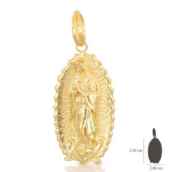 Medaglia con Madonna di Guadalupe