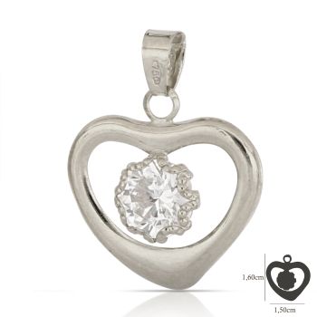 Pendente Cuore solitario