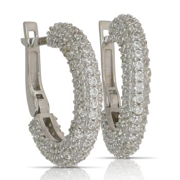 Cerchi a pave' bianco  2misura