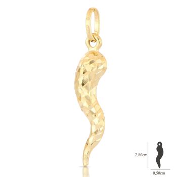 Pendente corno sfaccettato 4misura