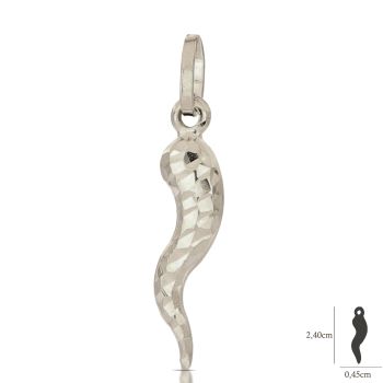 Pendente corno sfaccettato mis.3