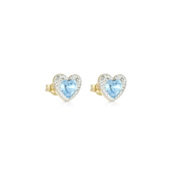 Light blue heart Earrings