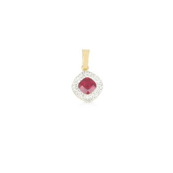 Red Solitaire pendant