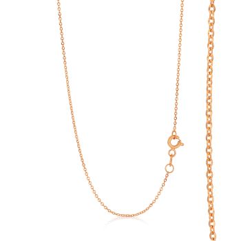 Catena rolo' diamantata ovale