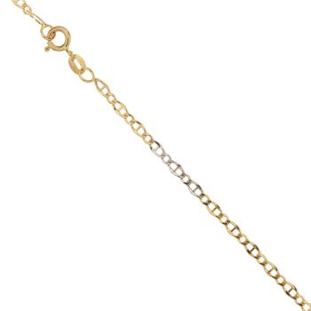 Bracciale maglia marina alternata