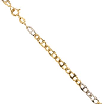 Bracciale maglia marina alternata