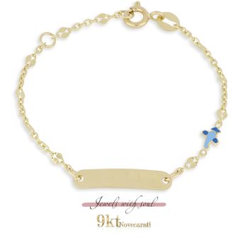 Bracciale 9kt con aereo