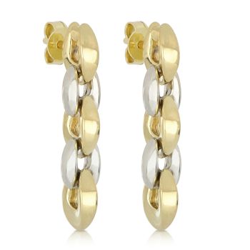 Link chain earrings