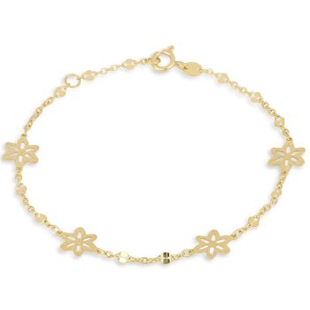 Bracciale con fiore
