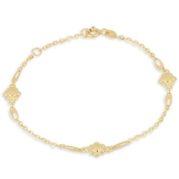 Bracciale con fiore