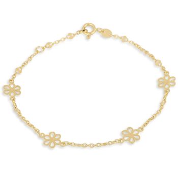 Bracciale con fiore