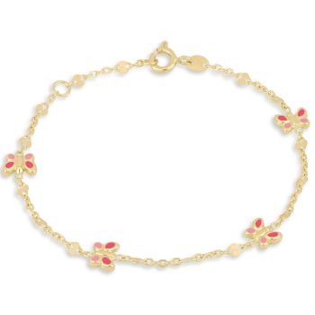 Bracciale con farfalla