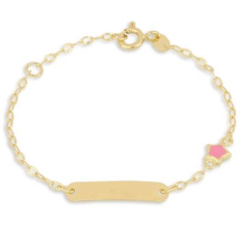 Bracciale targa e stella