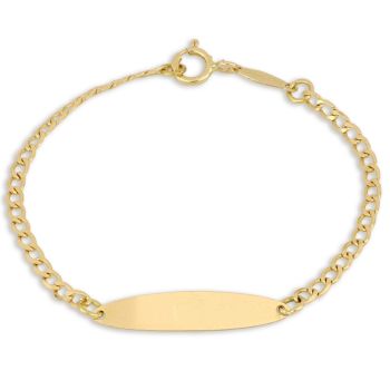 Bracciale con targa 14cm