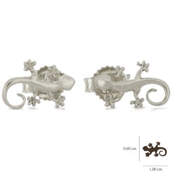 Gecko earrings
