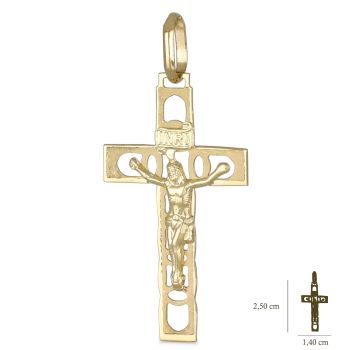 Plate Cross with Christ