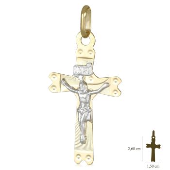 Plate Cross with Christ