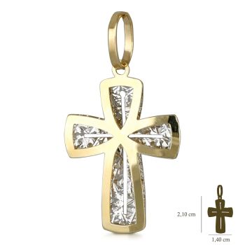 Croce a lastra senza Cristo