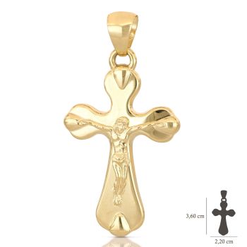 Croce scatolata con Cristo mis.2