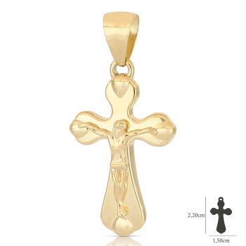 Croce scatolata con Cristo mis.1