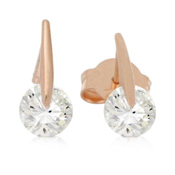 Nude Solitaire earrings