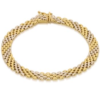 Bracciale bicolore scatolato