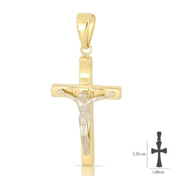 Croce bicolore scatolata