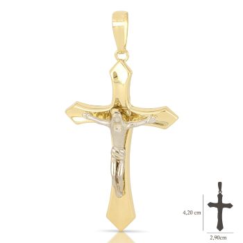 Croce bicolore scatolata