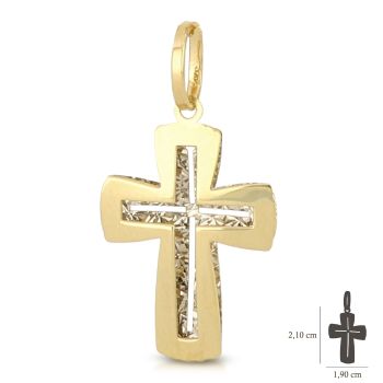 Croce a lastra senza Cristo
